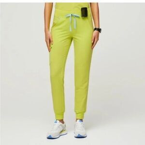 Figs Zamora Jogger Scrub Pants Technical Collection Line Yellow Size XXL